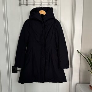 Uniqlo x Jill Sander +J Women's Dark Navy Puffer Jacket Coat XS